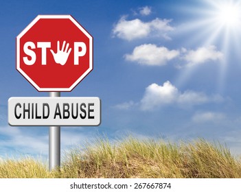 stop child abuse prevention from domestic violence and neglection end abusing children 