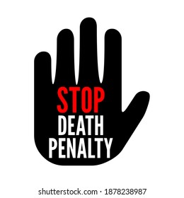 Stop Death Penalty Symbol Illustration