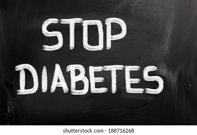 Stop Diabetes Concept