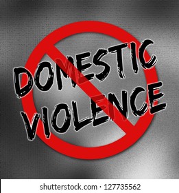 Stop domestic violence poster