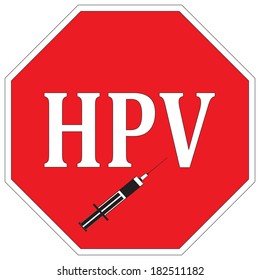 Stop HPV. Concept For National Immunization Program To Avoid Many Sexually Transmitted Infections 