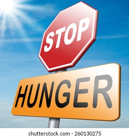 Stop Hunger Feed The World No Suffering Malnutrition Starvation And Famine Caused By Food Scarcity Undernourished Bad Harvest Aid