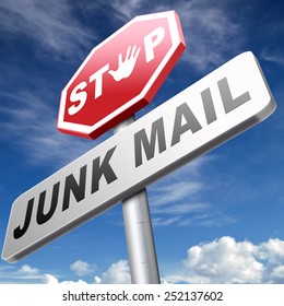 stop junk mail and spam