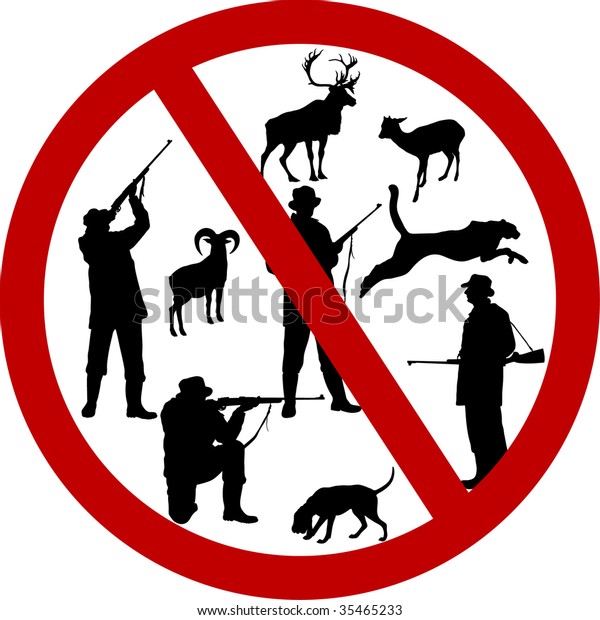 Stop Kill Animals のイラスト素材