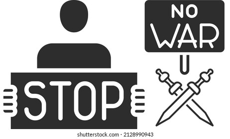 Stop now war collection image. 