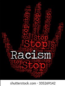 Stop Racism Showing Anti Semitism And Stopping