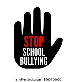 Stop School Bullying Symbol Icon Stock Illustration 1865786650 ...