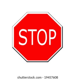 Traffic Sign Stop Stock Vector (Royalty Free) 526037536 | Shutterstock