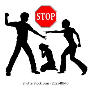 Stop Violence Against Children. Corporal Punishment Like Spanking In Order To Discipline Children Is Out Of Any Question