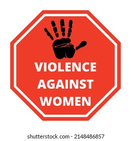 Stop Violence Against Women Symbol Icon