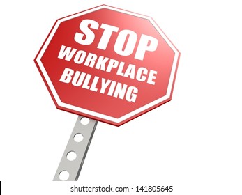 Stop Workplace Bullying Road Sign