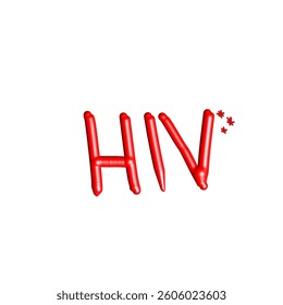 Stop world aids background using writing