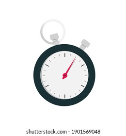 Stopwatch Icon. Filled Flat Sign For Mobile Concept And Web Design