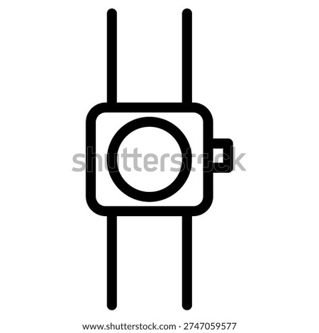 Stopwatch Timer Date Line Icon