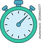 stopwatch timer speed clock clipart vector shape