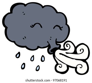 Storm Cloud Cartoon Stock Illustration 97068191 | Shutterstock