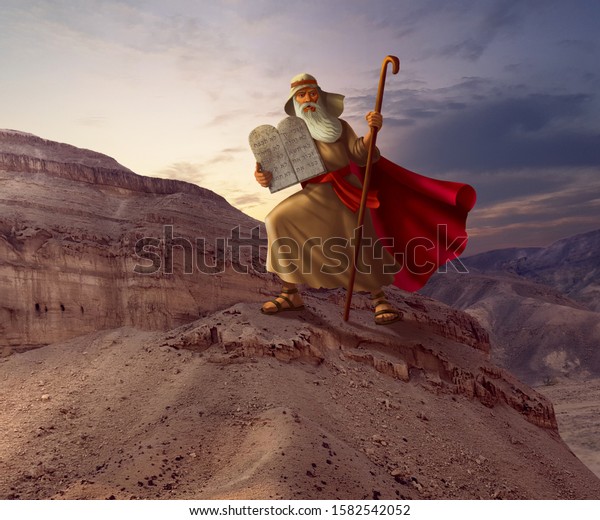 Story Moses Old Testament Stock Illustration 1582542052 | Shutterstock