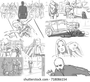 Storyboard For A Rap Music Video