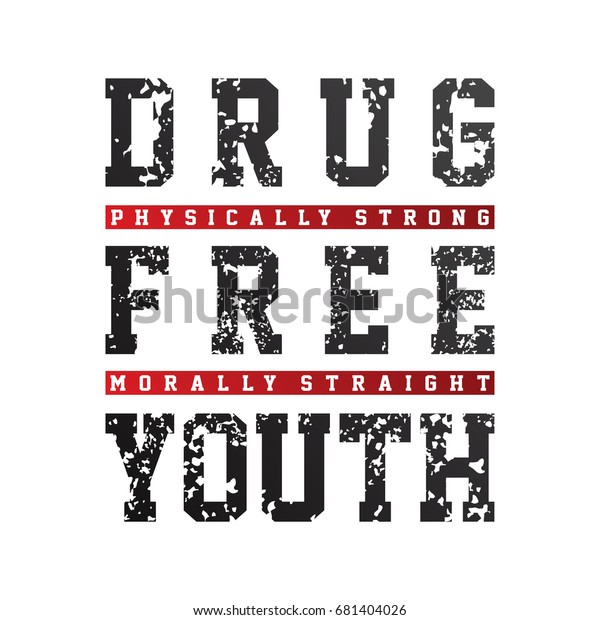 Straight Edge Drug Free Youth Campaign のイラスト素材