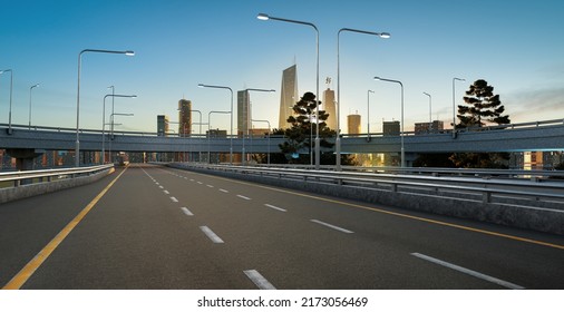 Straight Highway Overpass Flyover City 3d Stock Illustration 2173056469 Shutterstock