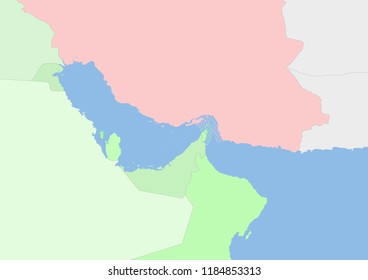  The Strait Of Hormuz, Including Maritime Boundary And 12 Nautical-mile Limit