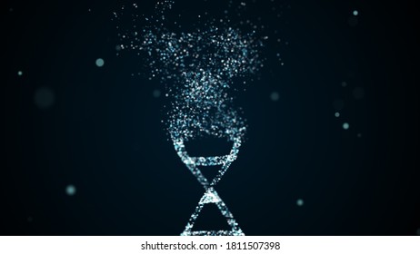 Strand Dna Molecule Modifying Under The Influence Of Some Virus Or Other Factors