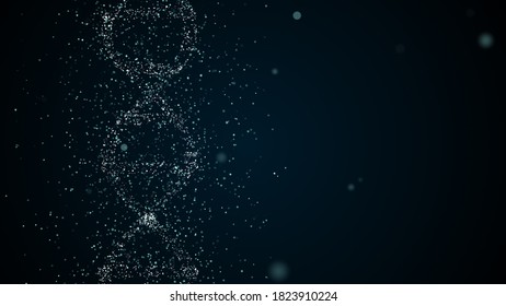 Strand Dna Molecule Modifying Under The Influence Of Some Virus Or Other Factors