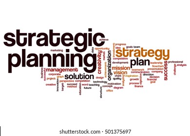 Strategic Planning Word Cloud Concept Stock Illustration 501375697 ...