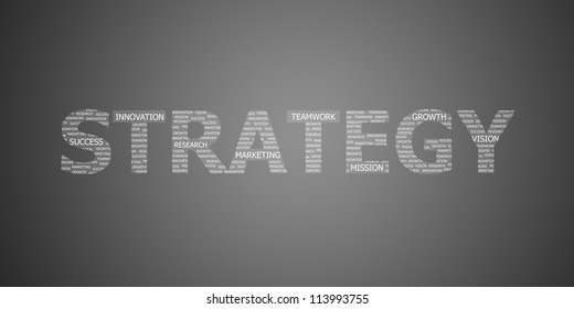 strategy concept word