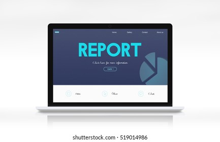 Strategy Performance Target Report Analytics Concept