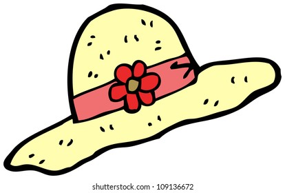 Cartoon Sun Hat Stock Illustration 108430871 | Shutterstock