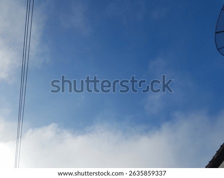a strecth of clouds like the throne of heaven