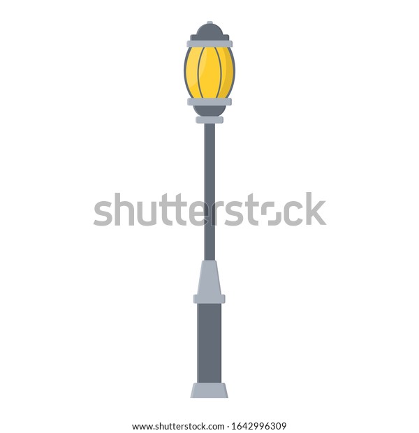 Street Light Cartoon Isolated On White Stock Illustration 1642996309 ...