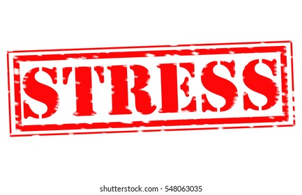 Stress Red Stamp Text On White Stock Illustration 548063035 | Shutterstock