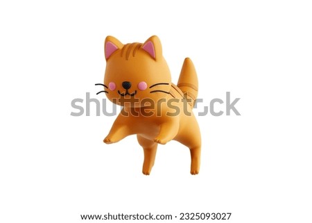 Similar – Image, Stock Photo Cat in attack position hisses