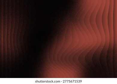 A striking abstract image featuring vertical lines in shades of red, black, and dark brown, creating a textured effect.