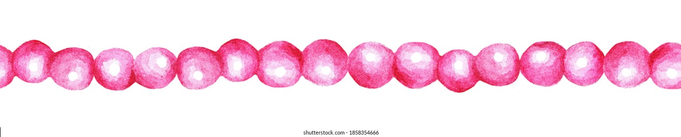 A string pink pearls