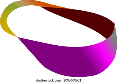 Möbius Strip In Mix Colors