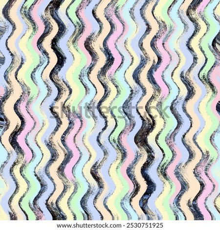 Stripe pattern. Curvy stripe. Abstract Line pattern. In soft colors. Summer print, texture, curve, line artwork, stripe.