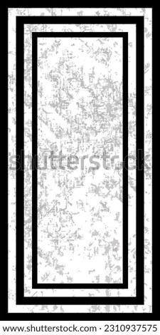 STRIPED PATTERNED RUG WHİTW AND BLAK MOP