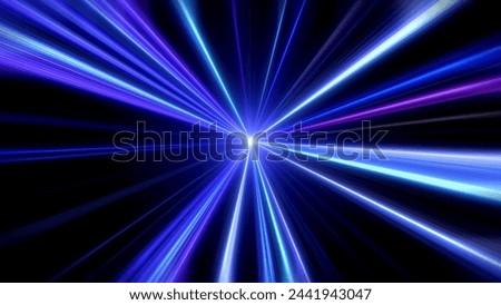 A strobe light laser effect background.