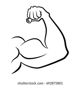 2,730 Arm muscle sketch Images, Stock Photos & Vectors | Shutterstock