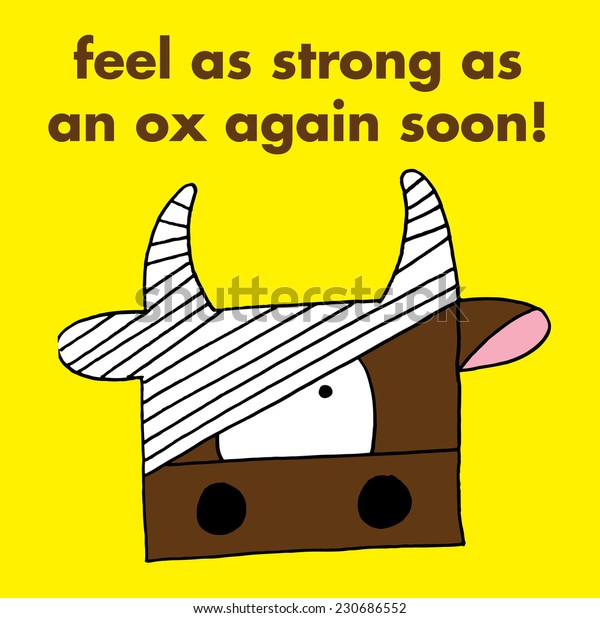 Strong Ox Stock Illustration 230686552