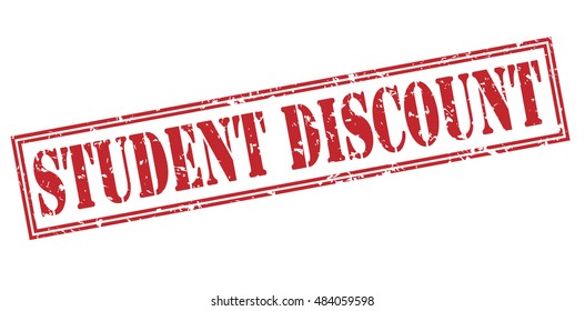 student discount stamp