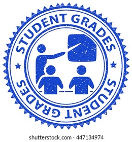 Student Grades Representing Score Print And Study