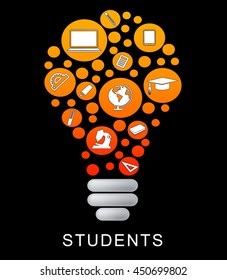 Students Lightbulb Meaning Study Glow And Lesson