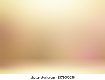 Studio 3d render  Delicate warm beige room background 