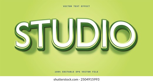 Studio bold text effect editable modern lettering typography font style - Powered by Shutterstock