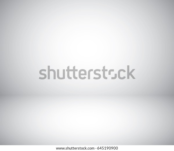 Studio Light Grey White Background Stock Illustration 645190900