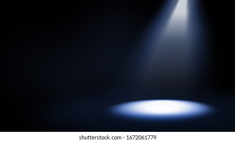 Spotlight On Abstract Blurred Background Glowing Stock Vector (Royalty ...